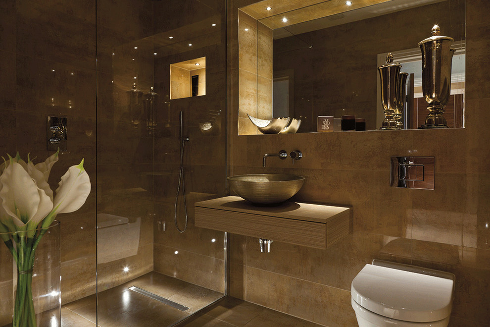 Inspiration for a modern bathroom in London.