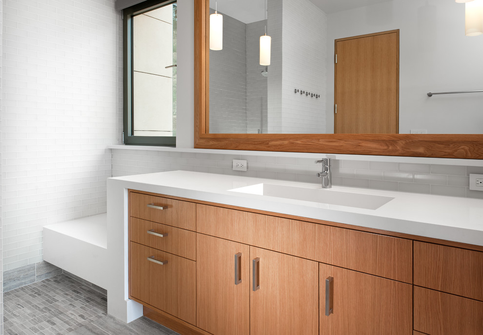 Caesarstone Bathroom Modern Bathroom San Luis Obispo by San