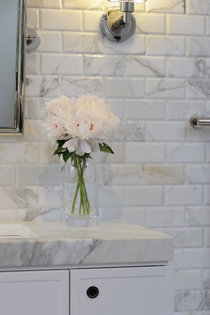 Calacatta Bathroom - Contemporary - Bathroom - New York - by AKDO | Houzz