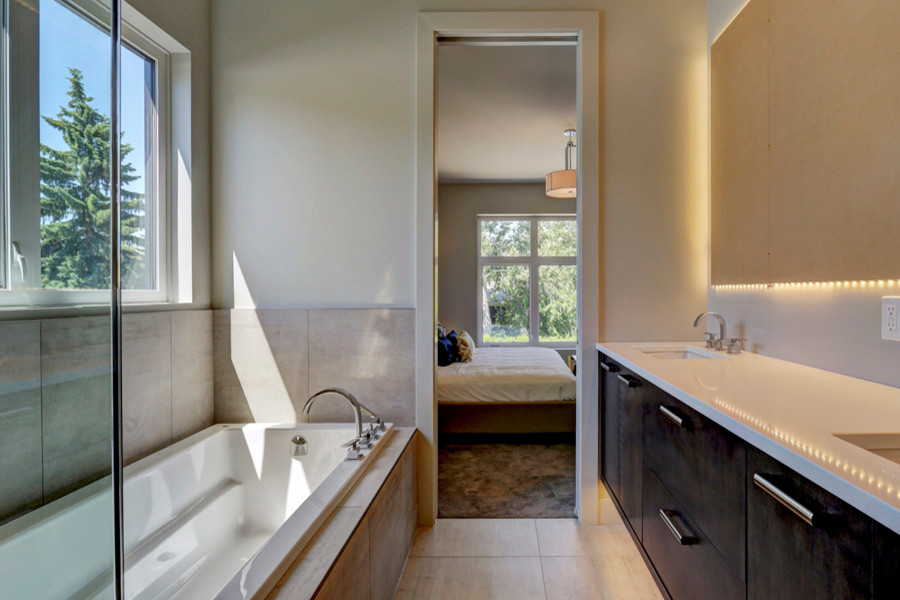 Calgary Urban 4Plex Modern Bathroom Calgary by Cornerstone
