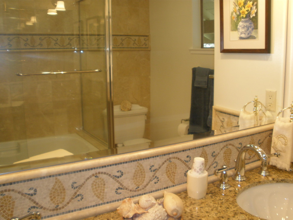 Bathroom - mediterranean bathroom idea in Orange County