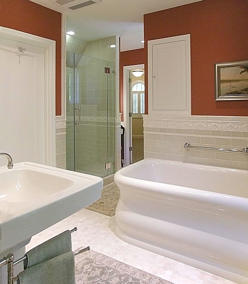 California Tudor Style House Remodel Bathroom San Francisco by