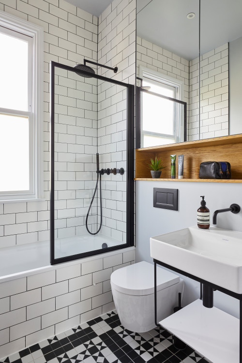 73+ Black And White Bathroom ( FRESH & COOL ) - Bathroom Design