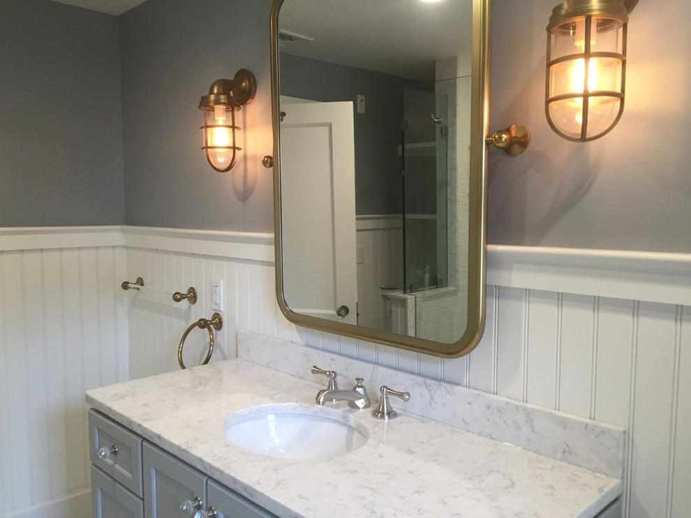 Cape Cod bathroom remodel summer 2016 Transitional Bathroom