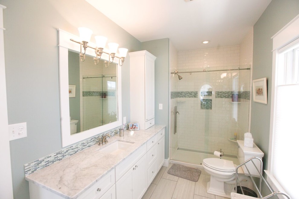 Cape May Beach Style Bathroom Philadelphia by Bowman Walker