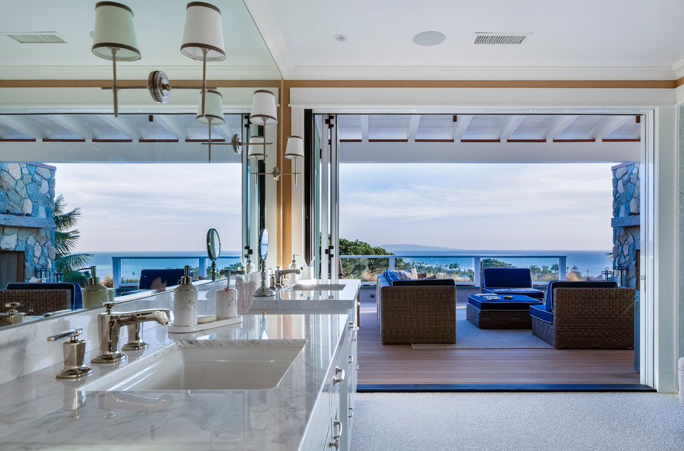 Cardiff BiCoastal Beach Style Bathroom San Diego by LaCantina Doors Houzz
