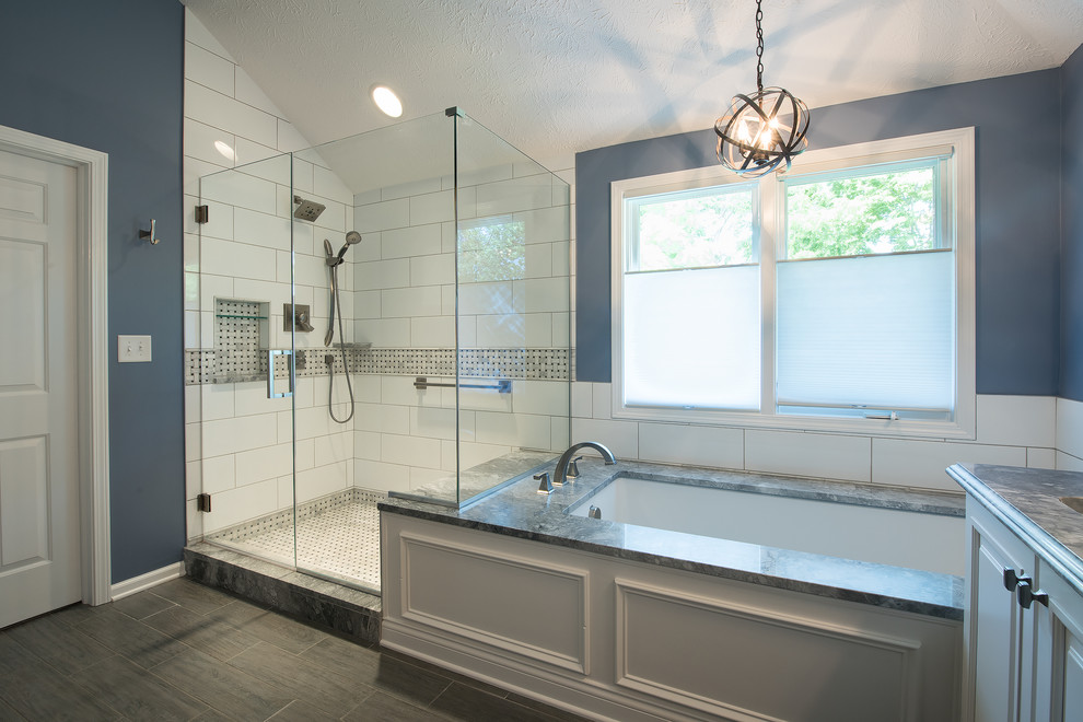 Carmel, Indiana Bathroom Remodel - Farmhouse - Bathroom - Indianapolis ...