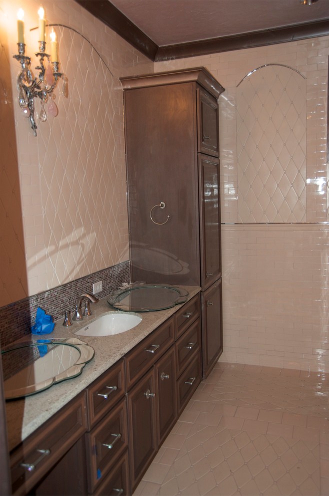 This is an example of a mediterranean bathroom in Dallas.