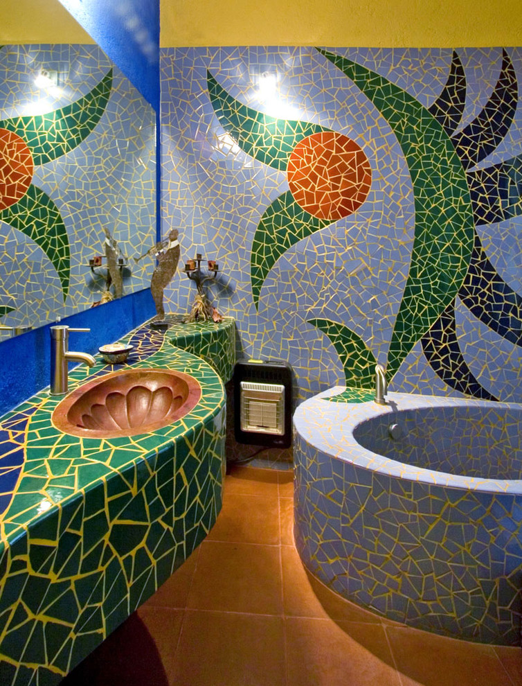 Bathroom in Mexico City.