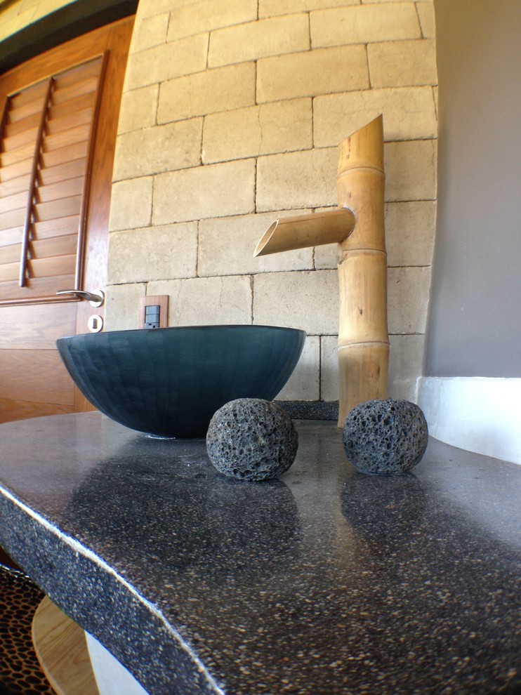 Example of a trendy bathroom design in Other