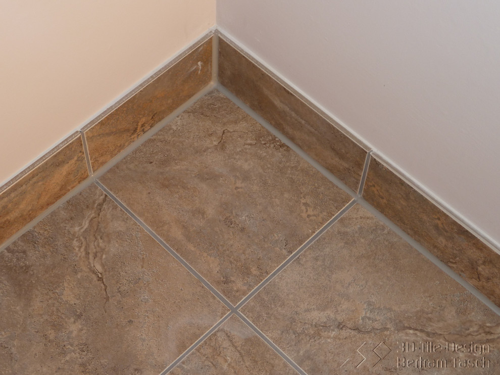 Caulked Baseboard joints Modern Bathroom Vancouver by TASCH