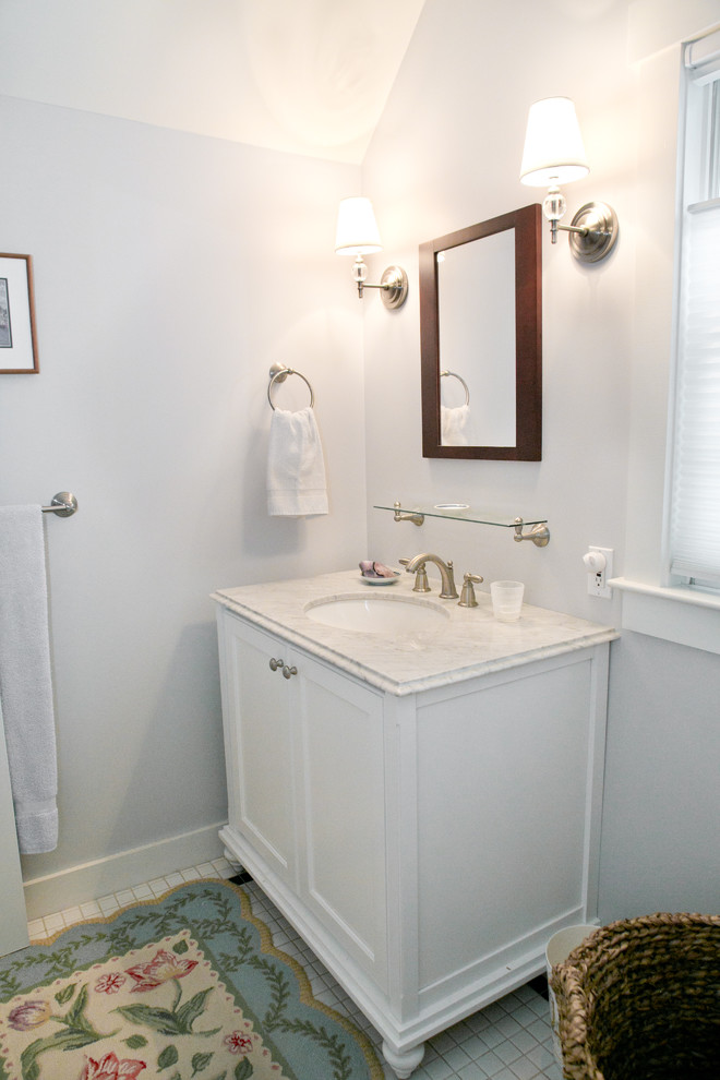 Inspiration for a timeless bathroom remodel in Portland Maine