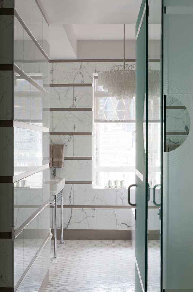 Idee per una stanza da bagno minimal