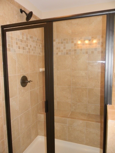 Ceramic Tile Shower Designs - Traditional - Bathroom - Charlotte - by ...