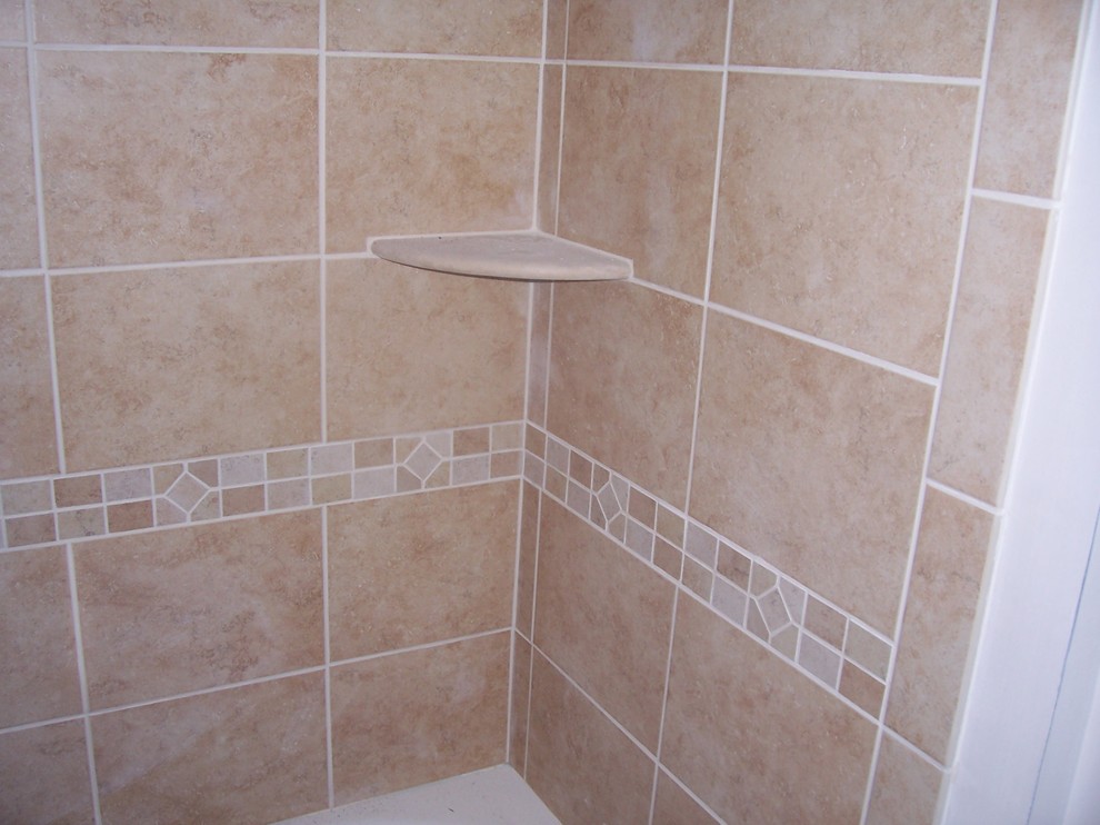 Ceramic Tile Tub Wall Traditional Bathroom Other by Johnston