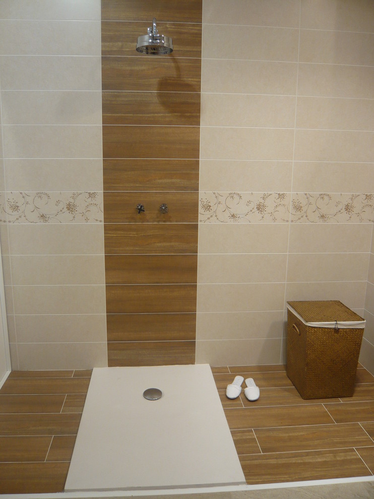 Cevisama Tile Trends Contemporary, Linen Look Bathroom Floor Tile