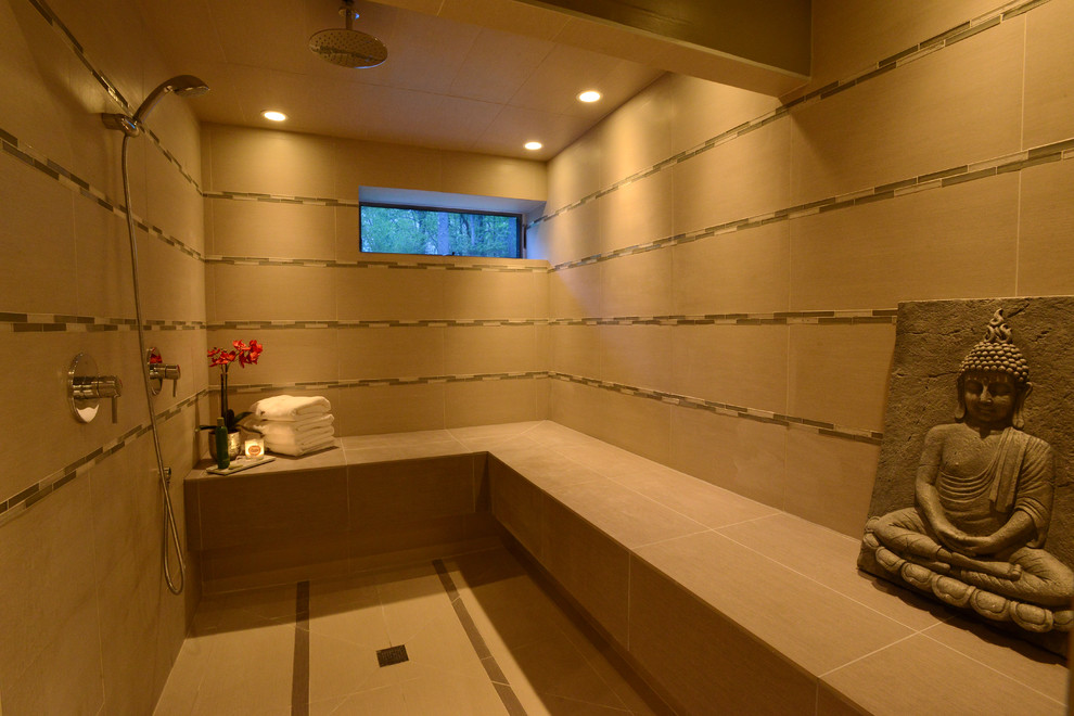 Example of a trendy bathroom design in Wilmington