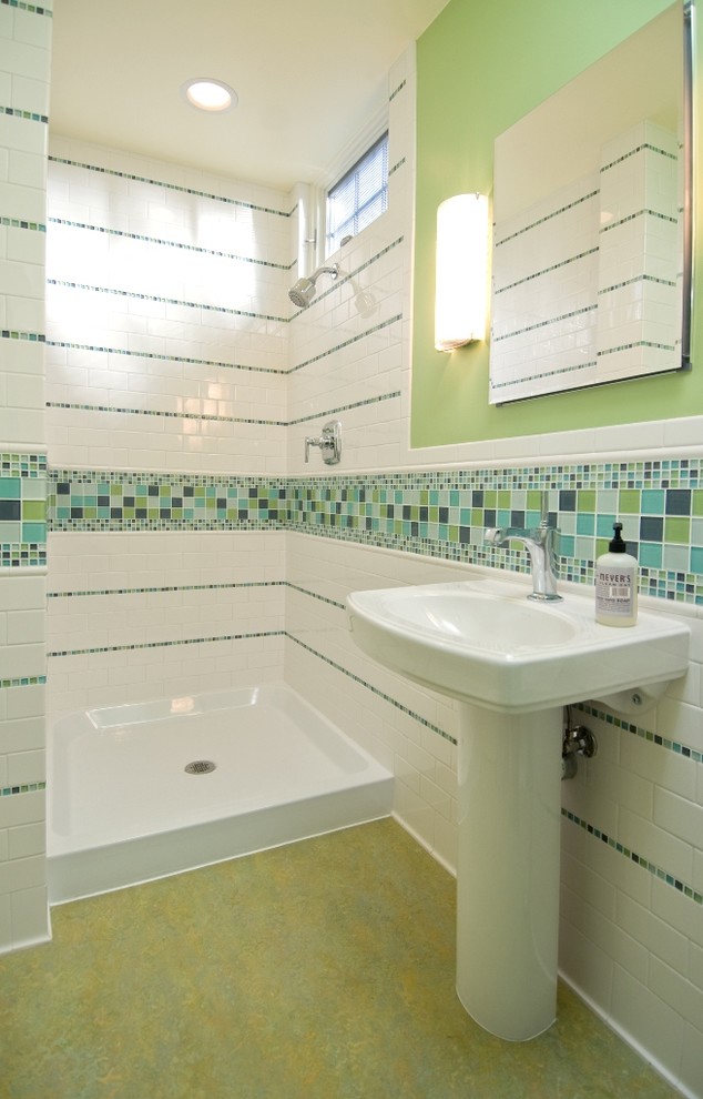 Bathroom - eclectic bathroom idea in Seattle