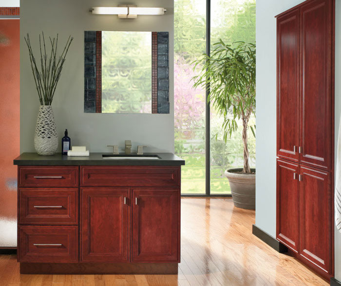Cherry Bathroom Vanity Contemporary Bathroom Denver by Warehouse