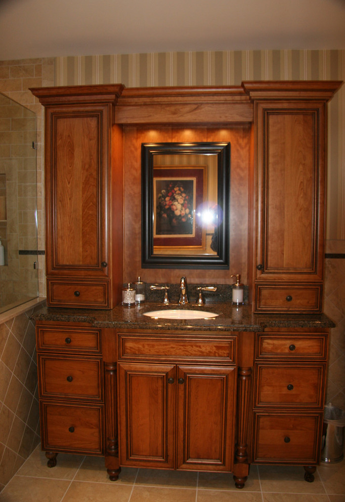 Cherry Bathroom Vanity - Transitional - Bathroom - New York - by Top 