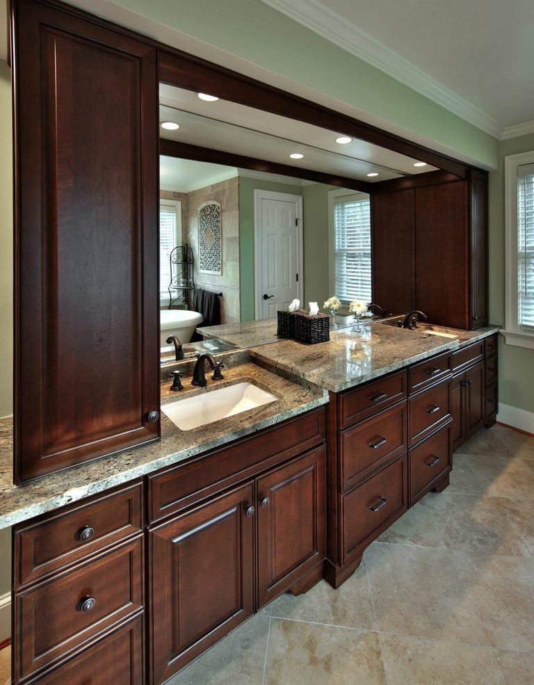 Chevy Chase, MD CountryStyle Custom Home Craftsman Bathroom DC