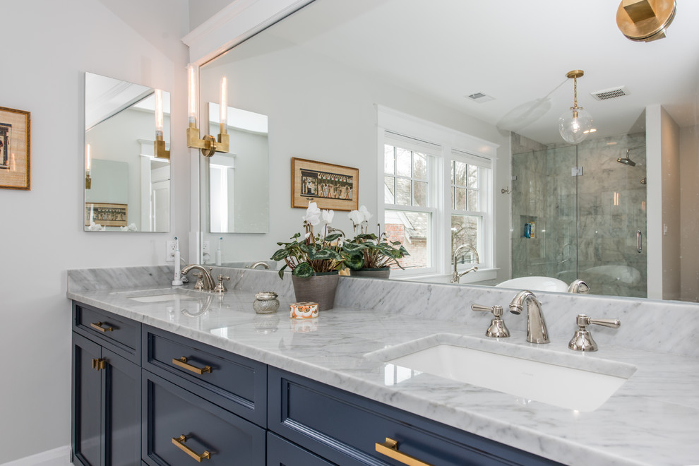 Chevy Chase, MD Eclectic 3story Addition Traditional Bathroom DC