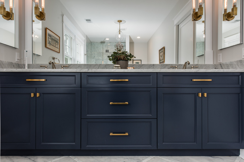 Chevy Chase, MD Eclectic 3story Addition Transitional Bathroom