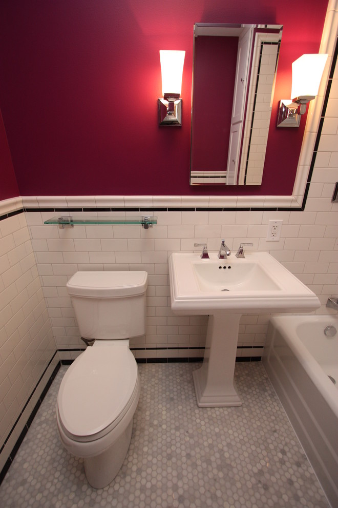 Chicago Bungalow Bathroom Near Montrose and California Craftsman Bathroom Chicago by