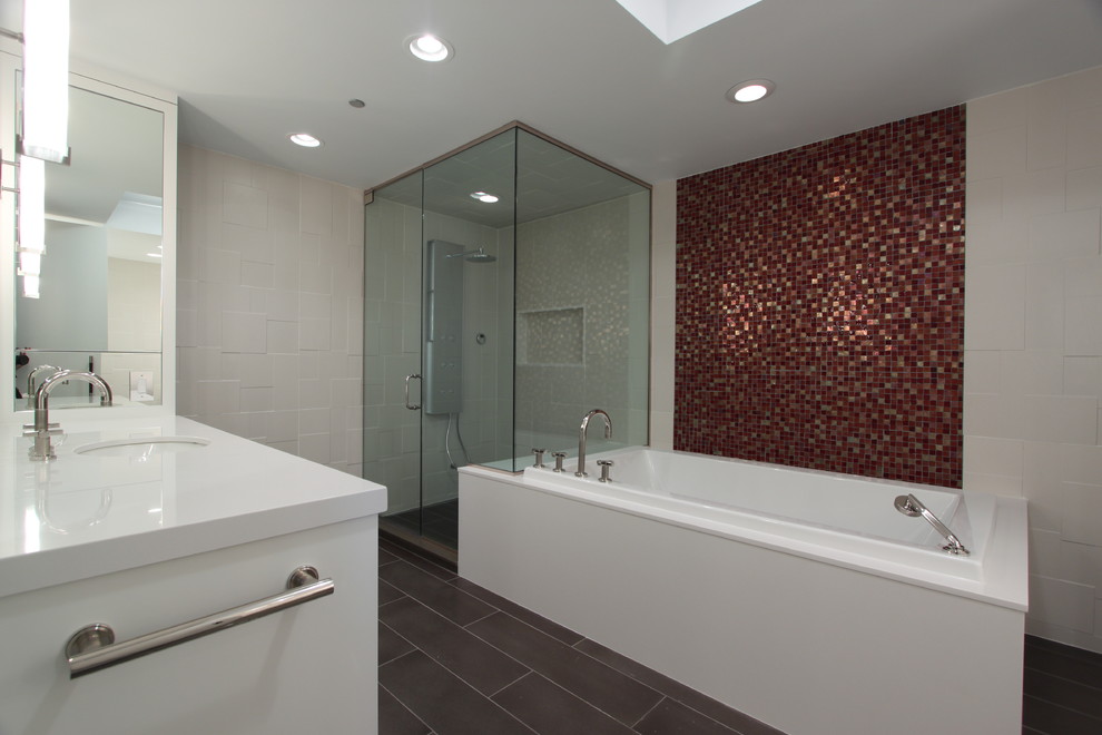 Modernes Badezimmer in Boston