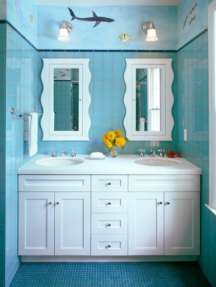 9 Beautiful Blues for Bathrooms