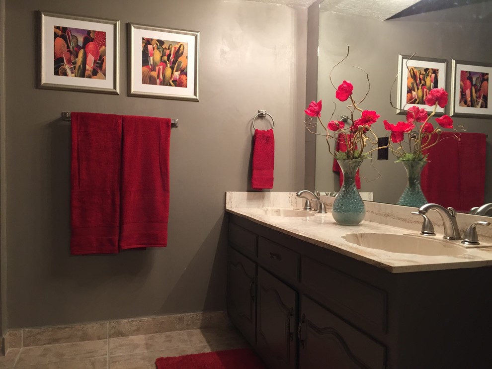 Foto di una stanza da bagno per bambini design di medie dimensioni