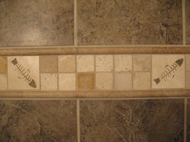 Exempel på ett eklektiskt badrum