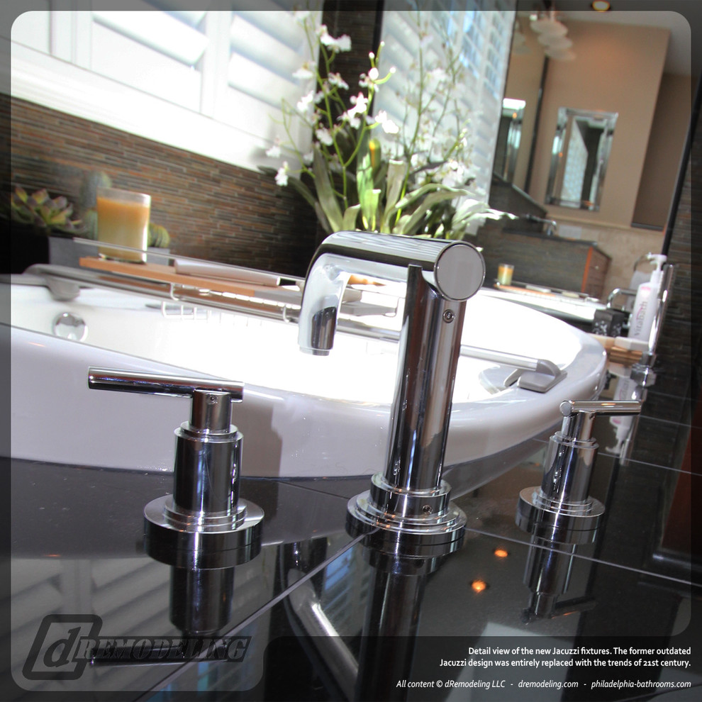 Chrome Jacuzzi Fixtures Contemporary Bathroom Philadelphia by