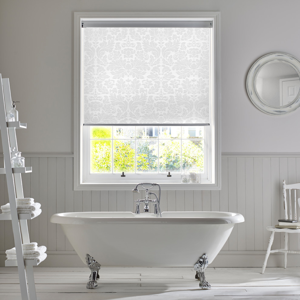 Clara Snowdrop Roller Blinds - Contemporary - Bathroom - Glasgow - by ...