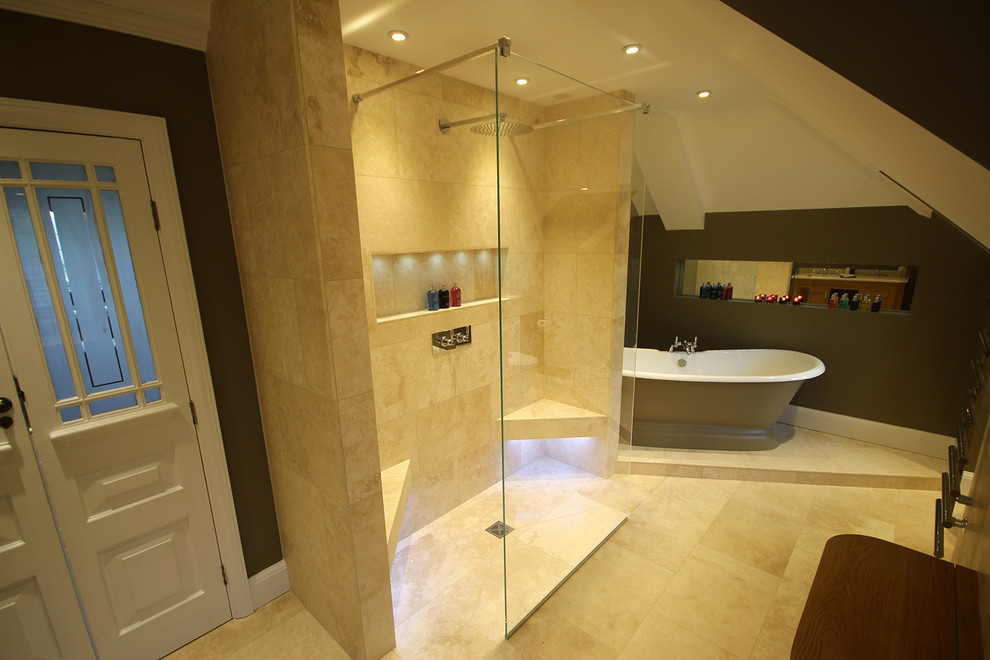 Photo of a contemporary bathroom in Surrey.