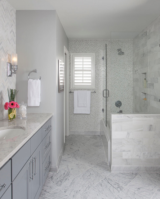 Classic guest bathroom Transitional Bathroom Austin by Natalie