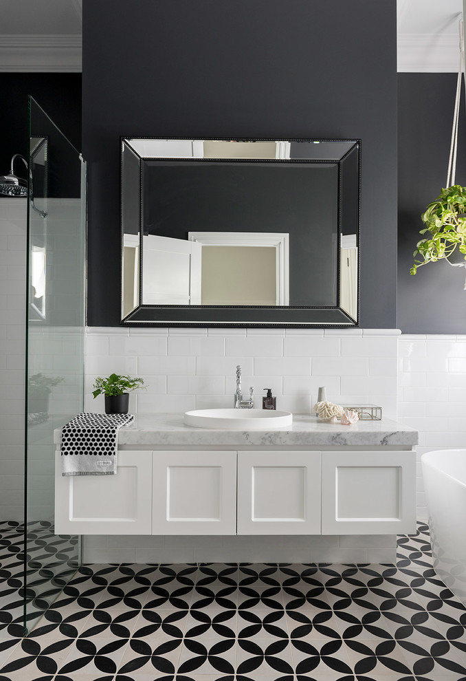 Photo of a contemporary bathroom in Perth.
