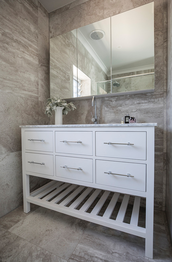 Classic Queenslander Ensuite Transitional Bathroom Townsville