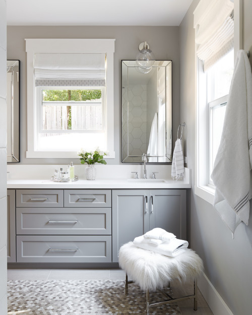 55+ Gray Bathroom (COOL & STYLISH) - Moder Bathroom Designs
