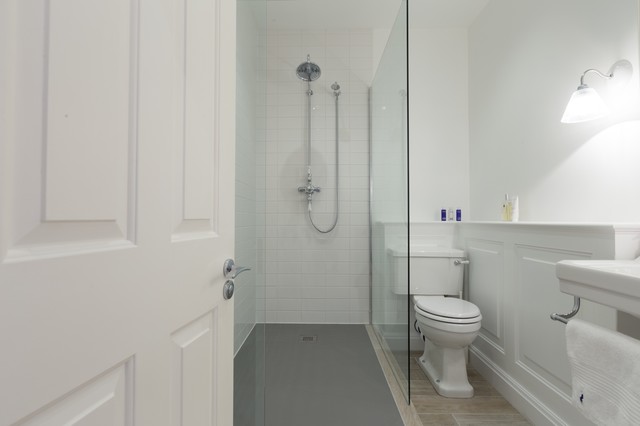 Classic White Wet Room - Bathroom - Surrey - by Jeremy Colson Bathrooms ...