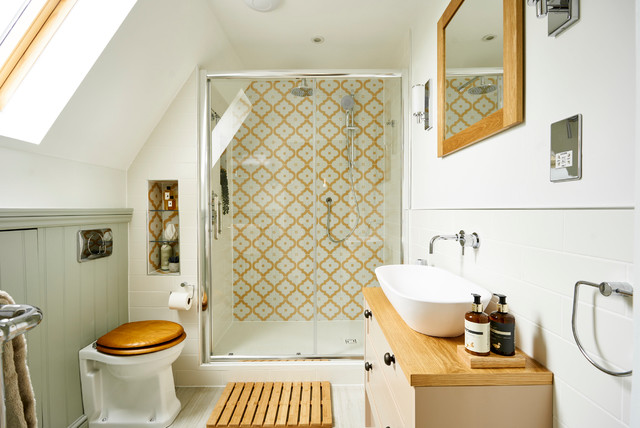 Classically Styled Small Bathroom With Tongue And Groove Panelling - Traditional - Bathroom - Sussex - By The Brighton Bathroom Company | Houzz Nz