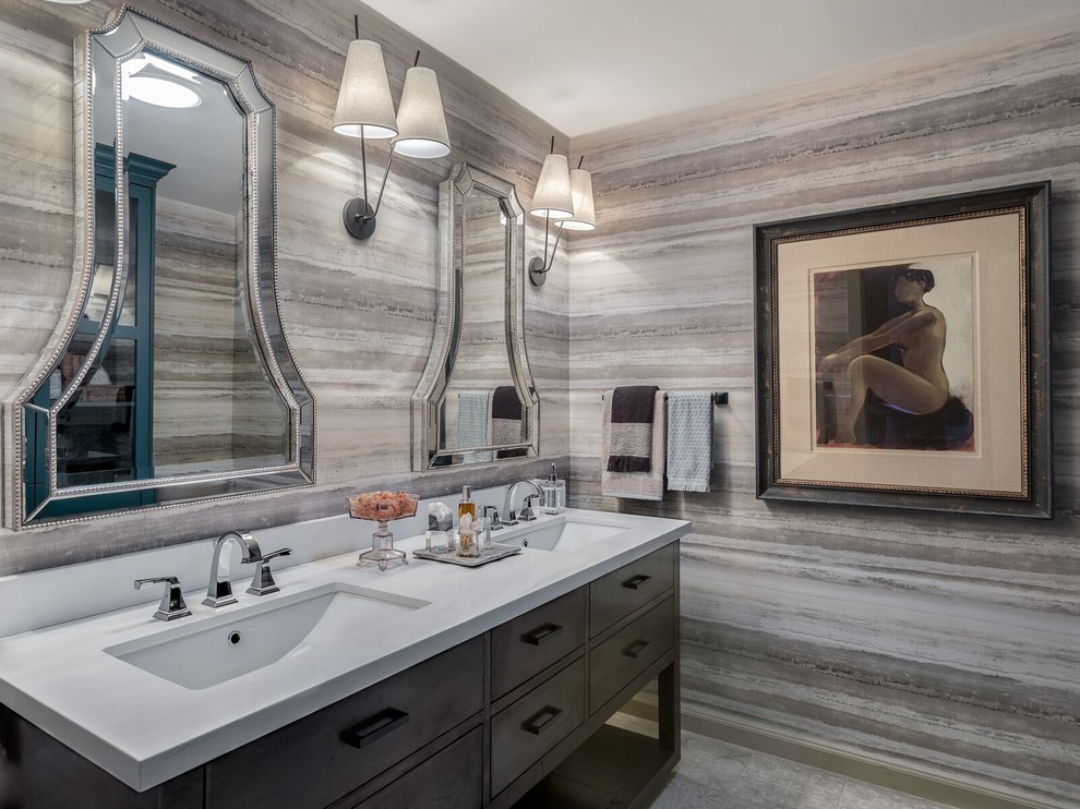 Classy and Collected Eclectic Bathroom Phoenix by Raegan Ford