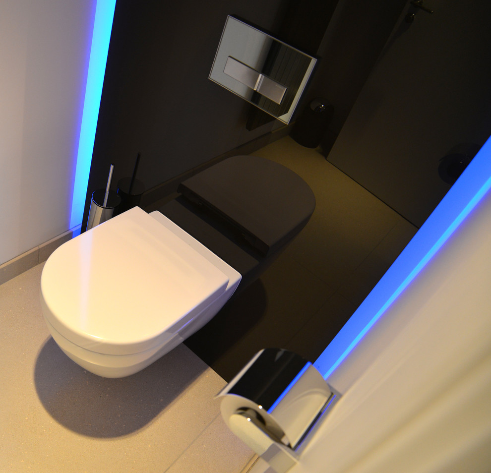 This is an example of a contemporary bathroom in Wiltshire.