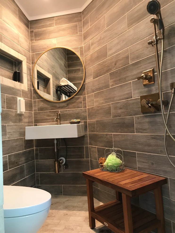 Closet to Bathroom Conversion - Modern - Bathroom - Other - by Lee Monarch, Lowe's Home ...