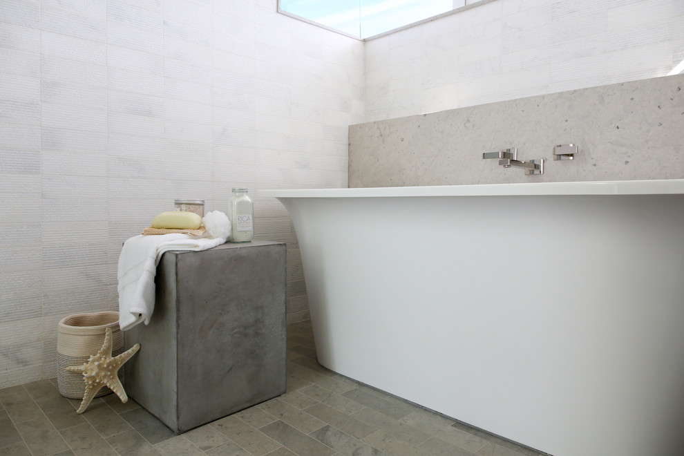 Photo of a contemporary bathroom in Santa Barbara.