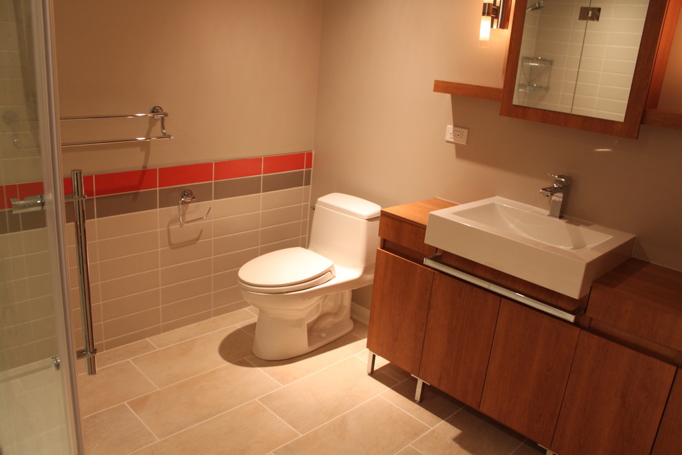 Coderre Modern Bathroom Montreal by Renovations Forcha Houzz