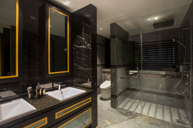 Verschrikking Geduld Seizoen Colours of Versace - Contemporary - Bathroom - Singapore - by SUGARBAKERS |  Houzz IE