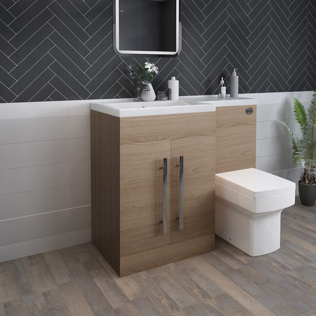 Combination Units A Space Saving Solution! Contemporain Salle de