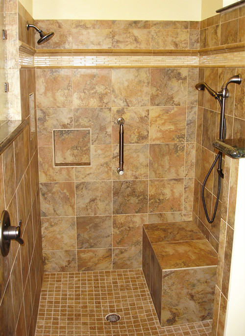 Complete Master Bathroom Reno Bathroom Houston by Designs Anew