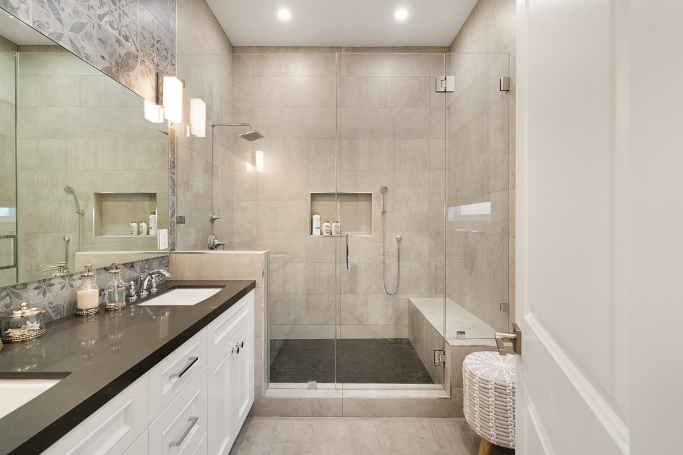 Complete Remodel | Encino, CA - Contemporary - Bathroom - San Francisco ...